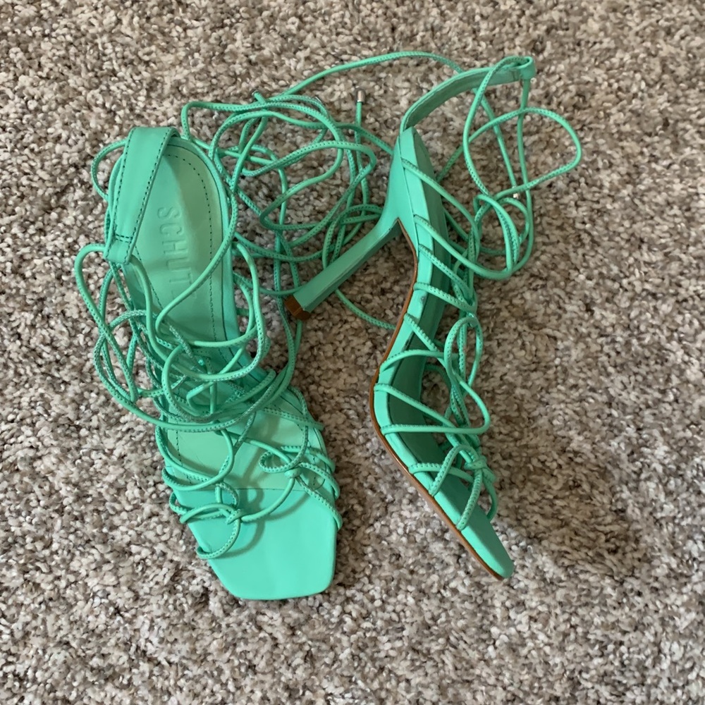 Schutz mint sandal size 7, new - Picture 2 of 2
